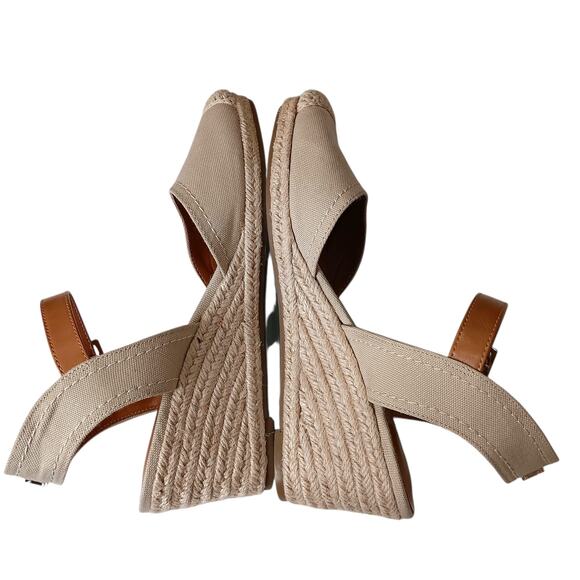 Current $89 Tommy Hilfiger Nilsa Closed Toe Espadrille Wedge Sandals 9.5‎ Summer - Picture 3 of 11